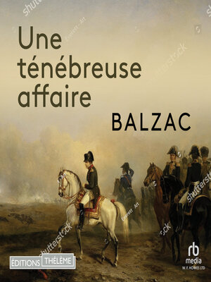 cover image of Une ténébreuse affaire